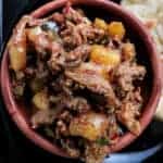 Spicy Beef and Potato keema curry-