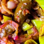 Capsicum and lime pickle(Sri Lankan), a spicy, sour side-dish for your meals. a plate of rice and curry tastes better with this rice puller. gluten-free, vegan, vegetarian, low-carb-islandsmile.org
