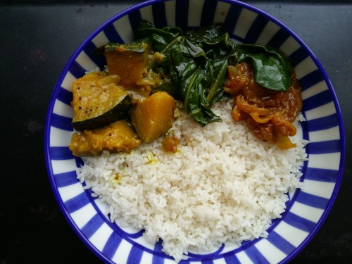 srilankan lunch bowl. find recipe on www.islandsmile.org