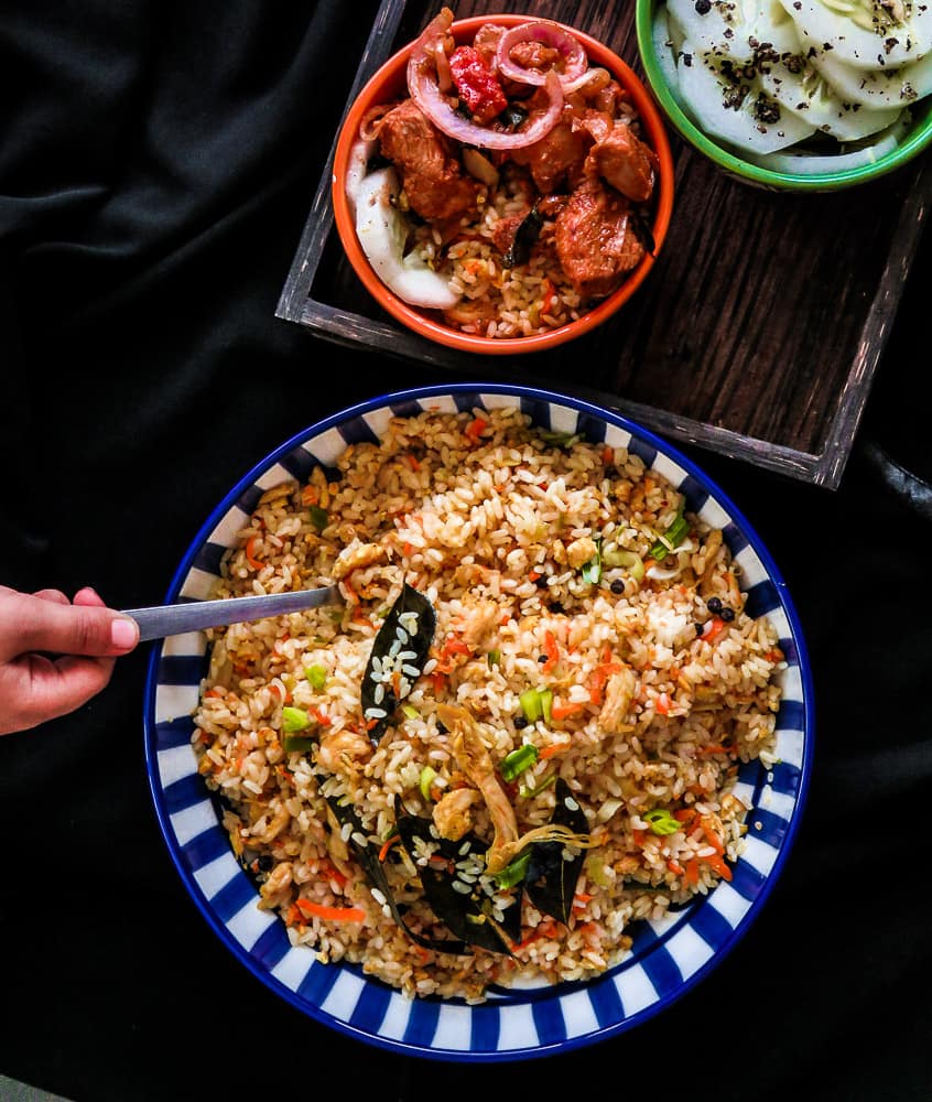 Asian style chicken fried rice | Island smile
