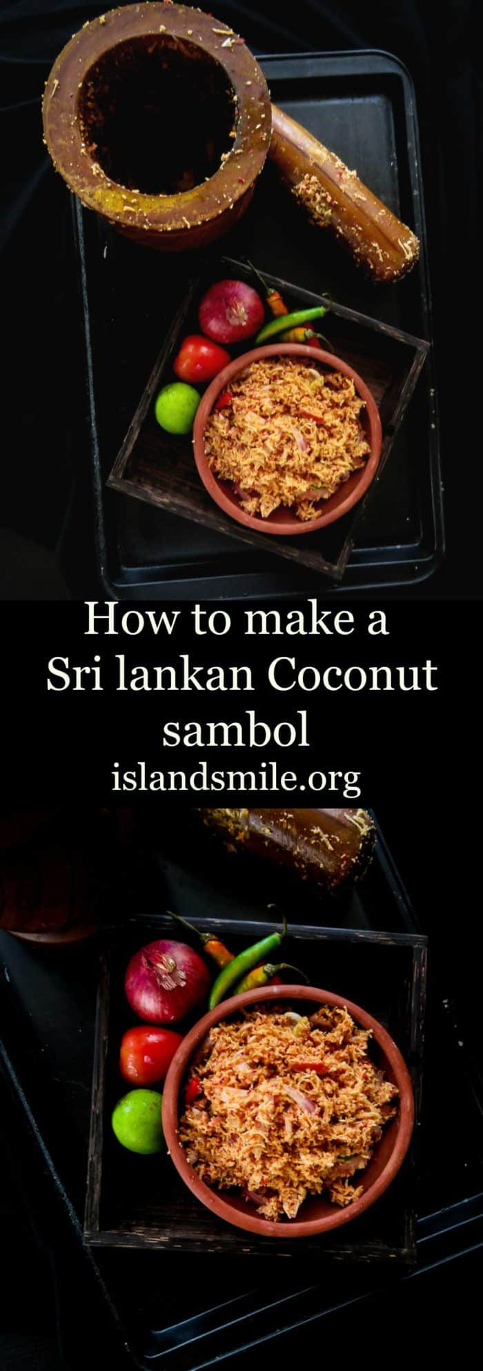 how to make a sri lankan coconut sambol image