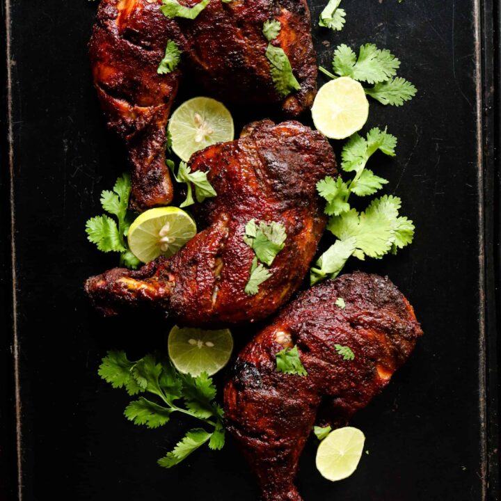 Tandoori chicken(oven-baked).