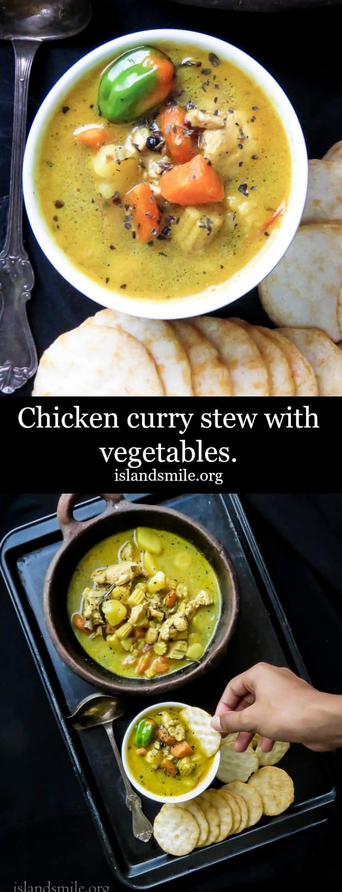 Chicken curry stew with vegetables. | ISLAND SMILE