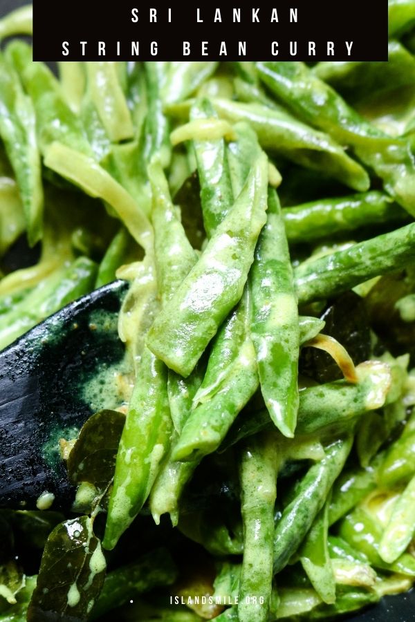 Sri Lankan string bean curry