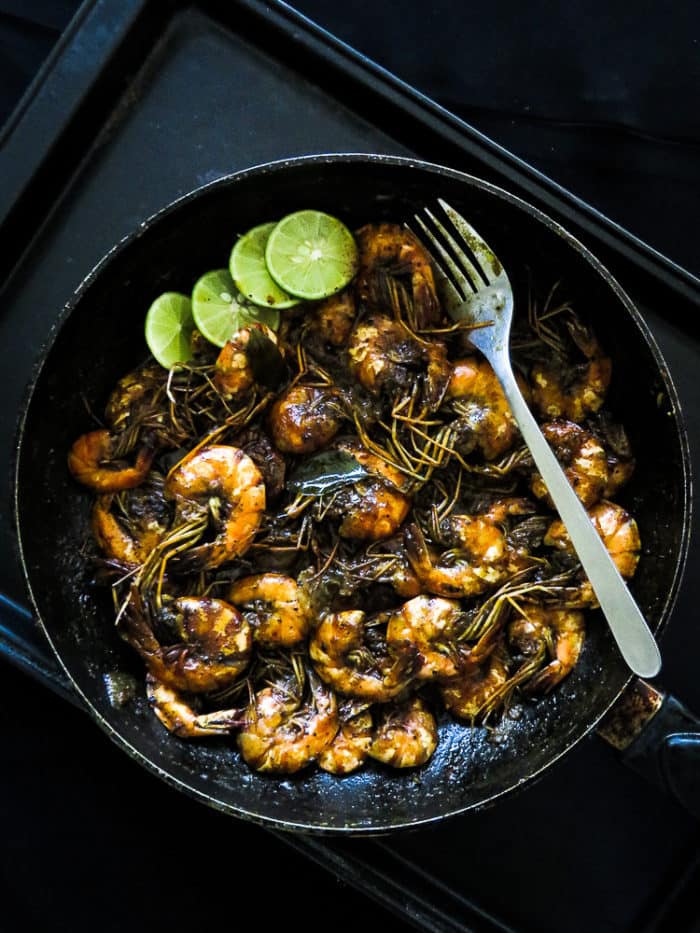 spicy black pepper prawn curry-islandsmile.org