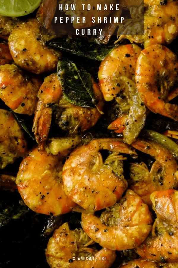 Tasty Sri Lankan pepper prawns(shrimp)curry to make for your seafood themed dinner parties.