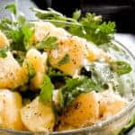 garlic-olive oil potato salad-islandsmile.org