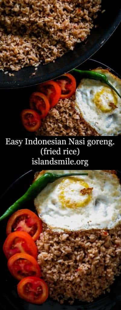 Easy Indonesian Nasi goreng(fried rice)-islandsmile.org