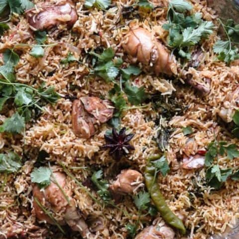 How to make Chicken Biryani in a Pressure cooker. Use your Pressure cooker to make this gorgeous, delectable one-pot Chicken Biryani for any festive occasion including Ramadan. It's quicker, full of flavour and the best meal to feast with your family.