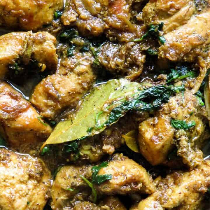 cardamom infused ginger garlic chicken(masala murgh) -islandsmile.org