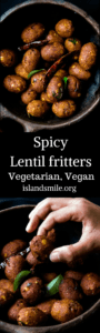 Lentil fritters(Vegetarian, Vegan)-islandsmile.org