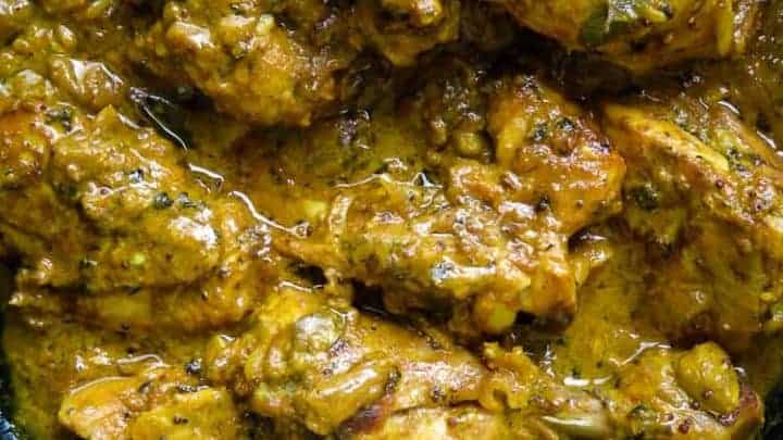 Green pepper hot sale chicken curry