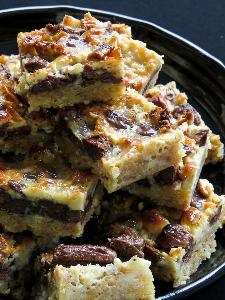 luscious chocolate-cashewnut layered bars -islandsmile.org