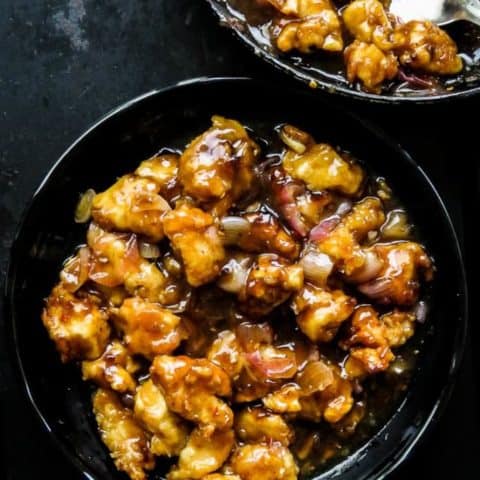 Asian batter fried chicken in a ginger sweet sauce. family of five or two, this popular Chinese take-out meal is definitely a dish for you to enjoy.