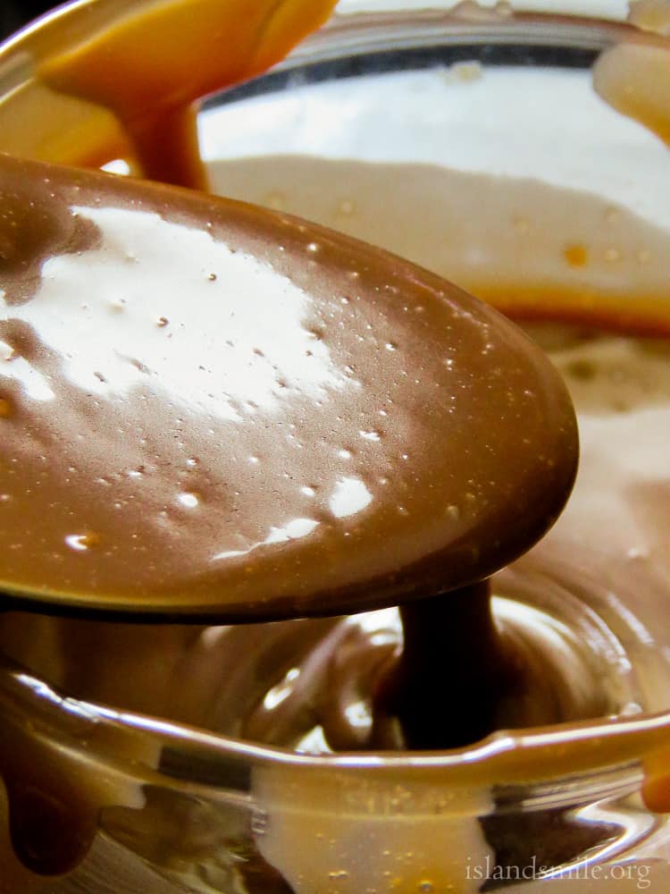 Easy condensed milk hot fudge sauce (diy recipe). Island smile