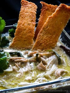 creamy, fragrant chicken soup-islandsmile.org