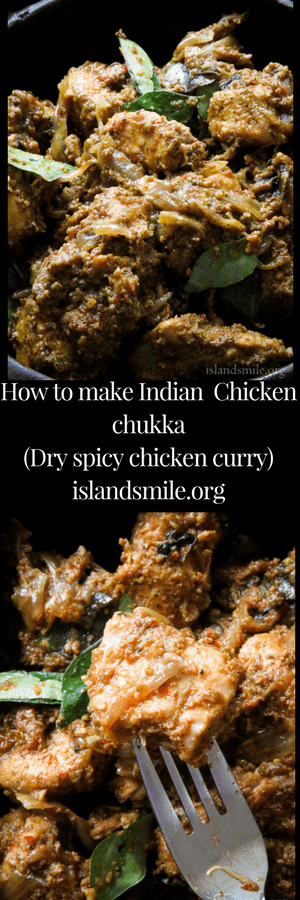 How to make a chicken chukka curry. A spicy dry Indian chicken curry with wonderful warm, spicy flavours. The restaurant style, chicken fry masala makes a wonderful addition to your weekend or party menus.