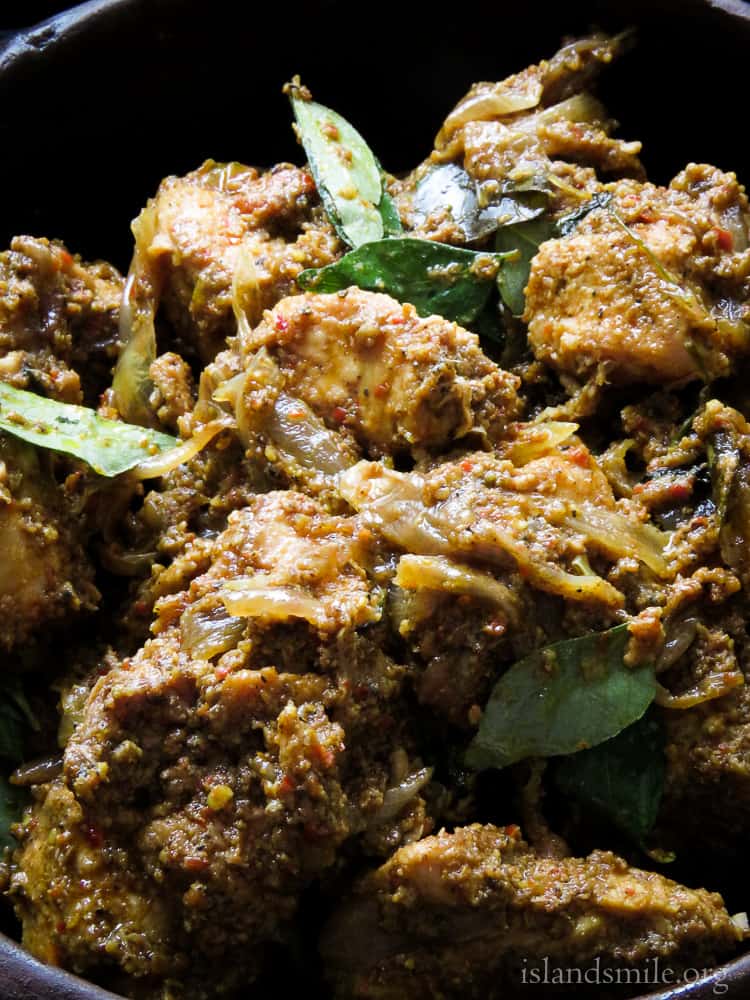 How to make an indian chicken chukka(dry chicken curry)-islandsmile.org