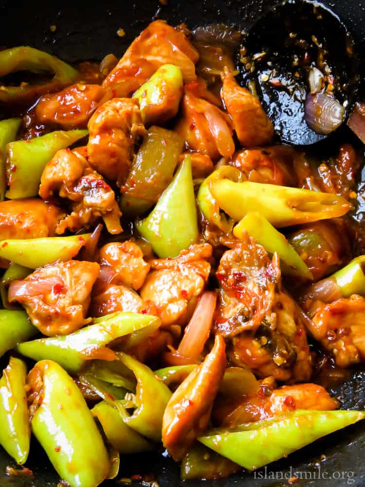 devilled chilli chicken stir-fry