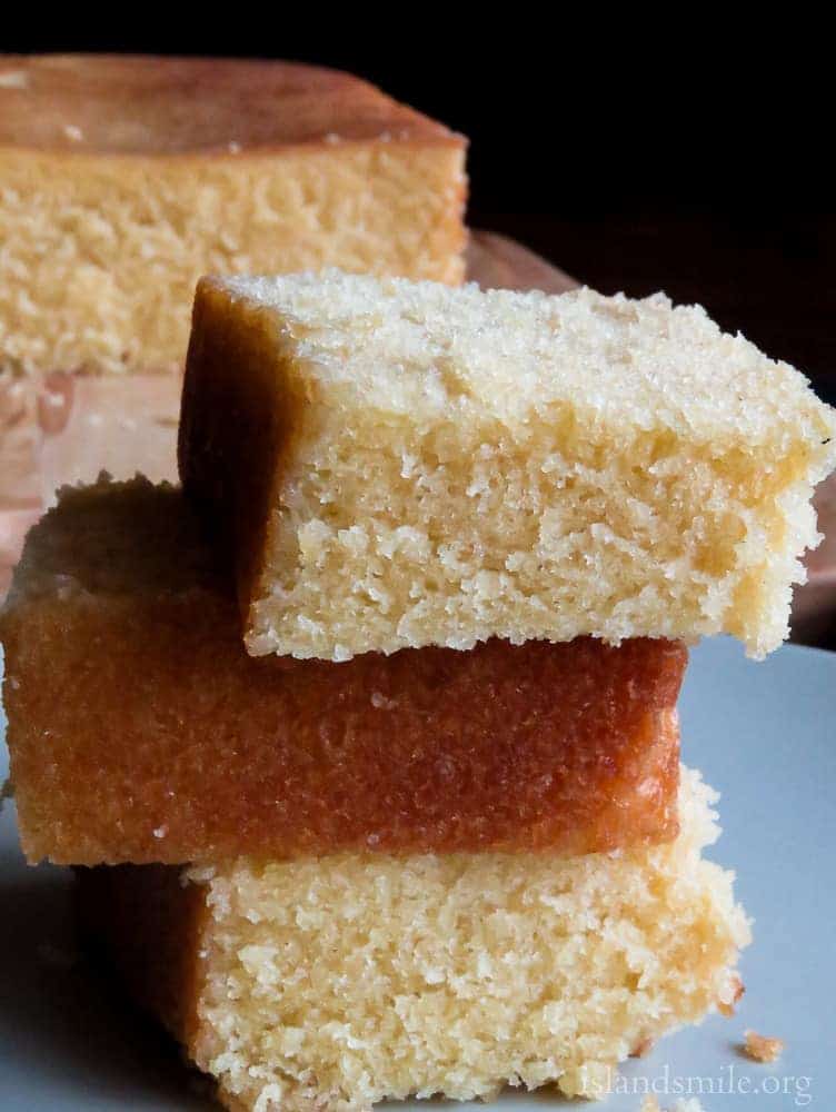 yellow butter cake by hand. slices of vanilla butter cake makes the ideal tea time treat.about any pan or bowl to mix up a cake you can enjoy any time of the day.#cake #srilankan #buttercake #dessert #sweet.