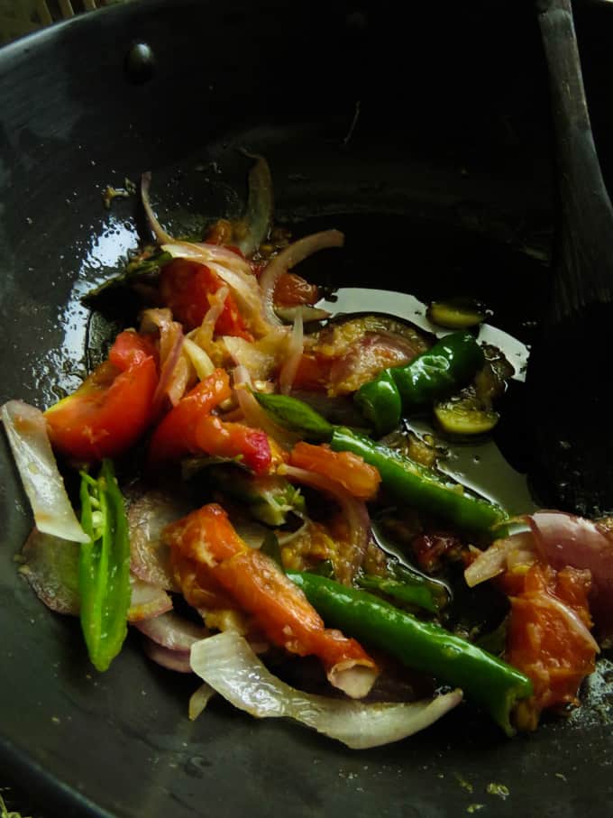 tempering ingredients for the sri lankan soya curry. tempering ingredients for the sri lankan soya curry.