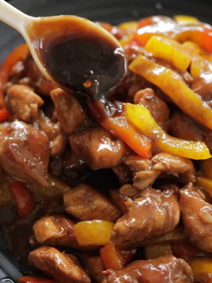 TERIYAKI CHICKEN WITH PEPPERS AND ONIONS. | ISLAND SMILE