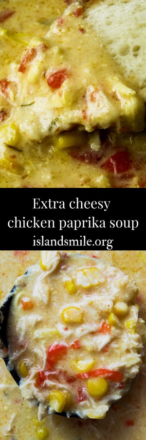 Extra cheesy and creamy chicken paprika soup, dinner can be as simple as making a pot of this delicious soup with a hint of heat. now all you need is a few slices of crunchy french bread and dinner is served-islandsmile.org Extra cheesy and creamy chicken paprika soup, dinner can be as simple as making a pot of this delicious soup with a hint of heat. now all you need is a few slices of crunchy french bread and dinner is served-islandsmile.org