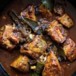 Sri Lankan red chilli fish curry(malu mirisata)- fresh fish with cooked in hand pounded spices, no coconut milk here so you'll definitely feel the heat from this seafood dish. ask any Sri Lankan and they'll tell you, they won't have it any other way because it's the taste of home.-islandsmile.org