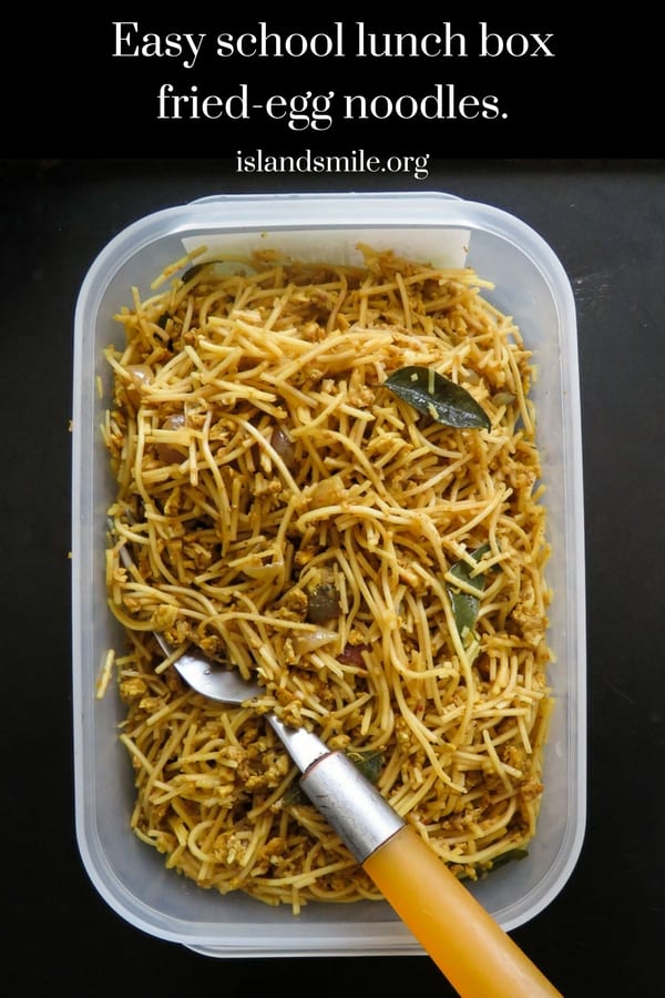 School-lunch box fried egg noodles- this recipe is all about keeping the kids full during their school hours and making it tasty at the same time. it's quick to make, healthy, homecooked and easily customizable so you get this one dish you can pack up for four weeks. #asian #noodles #lunchbox #meals #recipe #cooking # easy #egg #fried #kids #lunch #dinner #family #meals