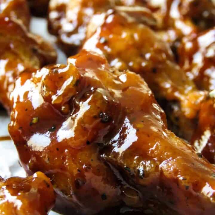 Sticky barbecue sauce-honey mustard drumlets-finger licking food made right at home. sweet, tangy, sticky and spiced, giving them a burst of flavors. a platter of these party food is a must for your game day get-together, barbecues and picnics-islandsmile.org