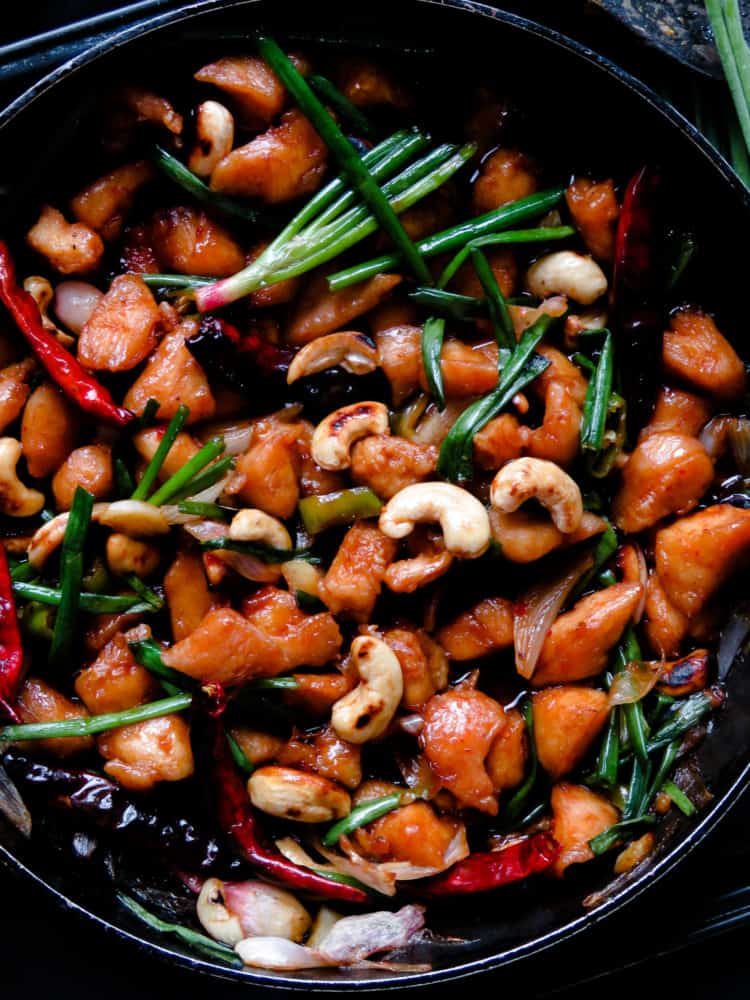 Devilled thai cashew chicken stir-fry- an easy, take-out style skillet dish. the combination of chicken and crunchy cashews in a thick sweet and spicy sauce you can season, adjust to your needs. the stir-fry is great to perk up your meals with its unique flavors-islandsmile.org