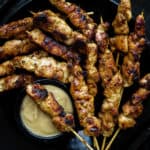 How to make stove top/grill pan chicken satay- juicy, tender chicken grilled to lock in the flavors, since the satay can be prepped early they are ideal as appetizers and parties-islandsmile.org