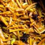 quick Sri Lankan spicy carrot stir-fry infused with star anise, this easy, gluten-free, vegan, vegetarian dish makes the perfect side dish for any meal.