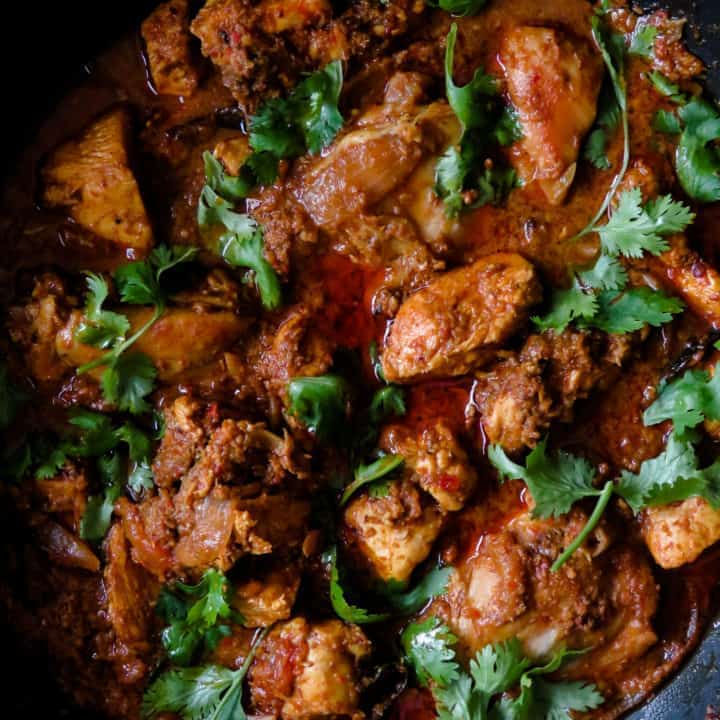 chettinad chicken curry. Make a pot of this south Indian chicken curry and bring the flavours of Indian cuisine right into your home. An elegant, spicy yet sublime in its taste.