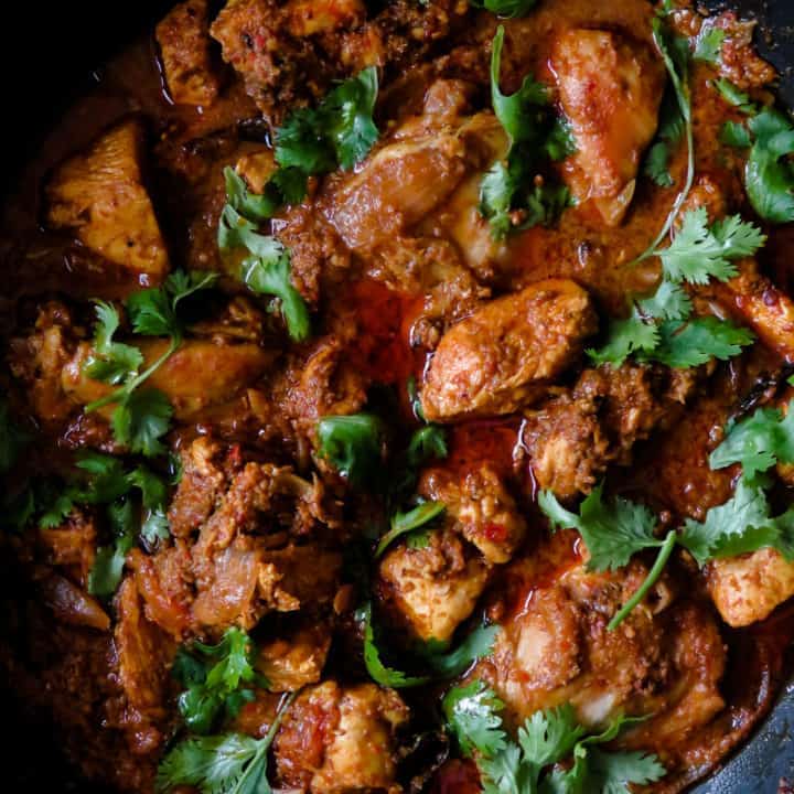 Spicy Indian Curry Recipe with Chicken