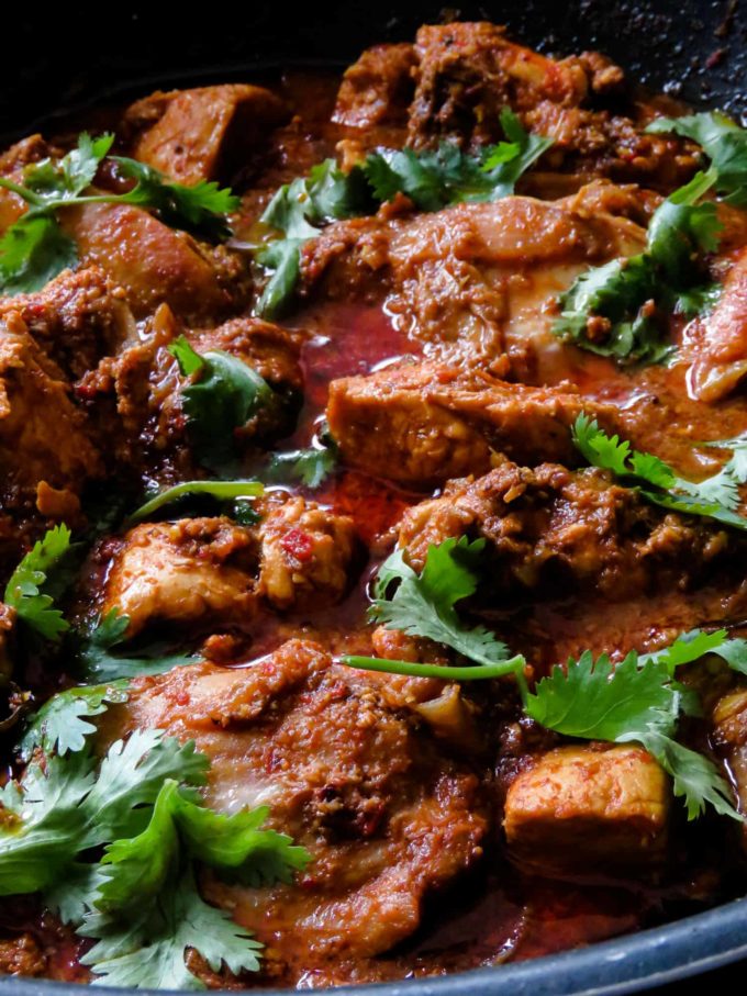 chettinad chicken curry. 