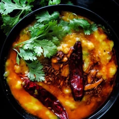 How to make easy-pressure cooker dal tadka (Indian dal fry)-a popular Indian dhal curry with mixed lentils. tempered spices make this ordinary lentil dish ideal for special occasions.