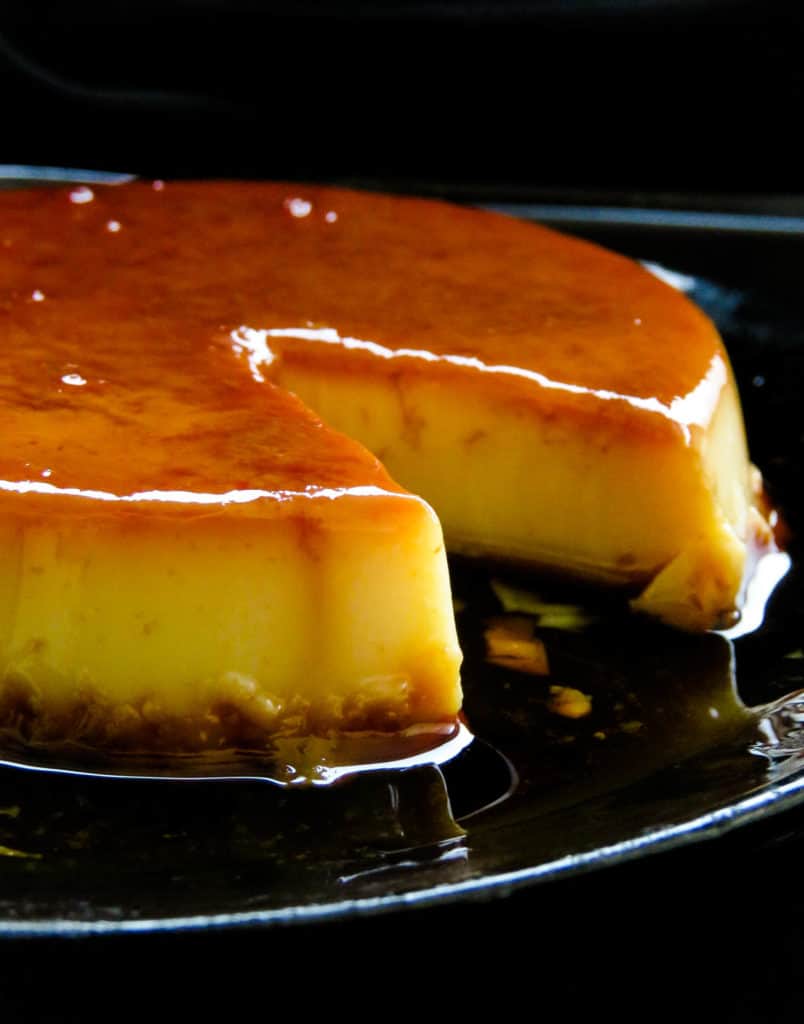 condensed milk caramel pudding- the easiest dessert you'll ever make with just four ingredients. With a light and smooth texture, this popular custard-based dessert is an instant hit at any function or party.#dessert #sweet #east #condensed milk #baked #flan