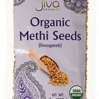 Jiva USDA Organic Fenugreek Whole Methi Seeds 7 Ounce  - Nearly 1/2 Pound