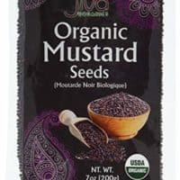 Jiva USDA Organic Mustard Seeds Black 7 Ounce - Nearly 1/2 Pound