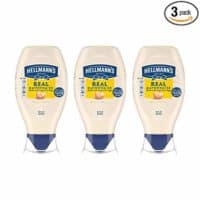 Hellmann's Real Mayonnaise, Squeeze, 20 oz, 3 count