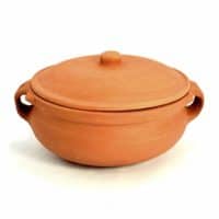 Ancient Cookware Clay Curry Pot, Medium, 8 Inch