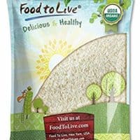 Organic Jasmine Rice by Food to Live (Raw White Rice, Whole Grain, Non-GMO, Kosher, Bulk, Product of the USA) — 5 Pounds