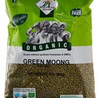 Organic Whole Green Gram (Green Moong Dal Whole)