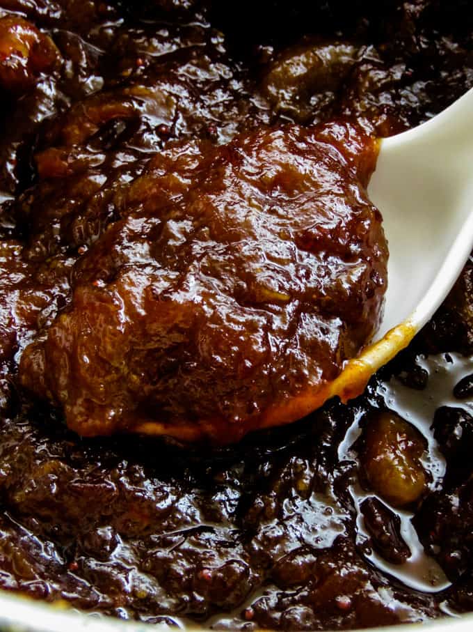 a bowl of delicious Sri Lankan lime and date chutney, homemade and a one pot condiment. a bowl of delicious Sri Lankan lime and date chutney, homemade and a one pot condiment.