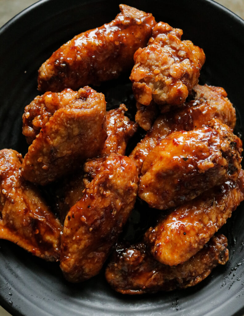 TERIYAKI CHICKEN WINGS. ISLAND SMILE