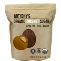 Anthonys Organic Coconut Sugar 5lbs, Non-GMO and Gluten Free