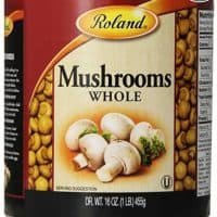 Roland Mushrooms, Whole, 16 Ounce (Pack of 4)