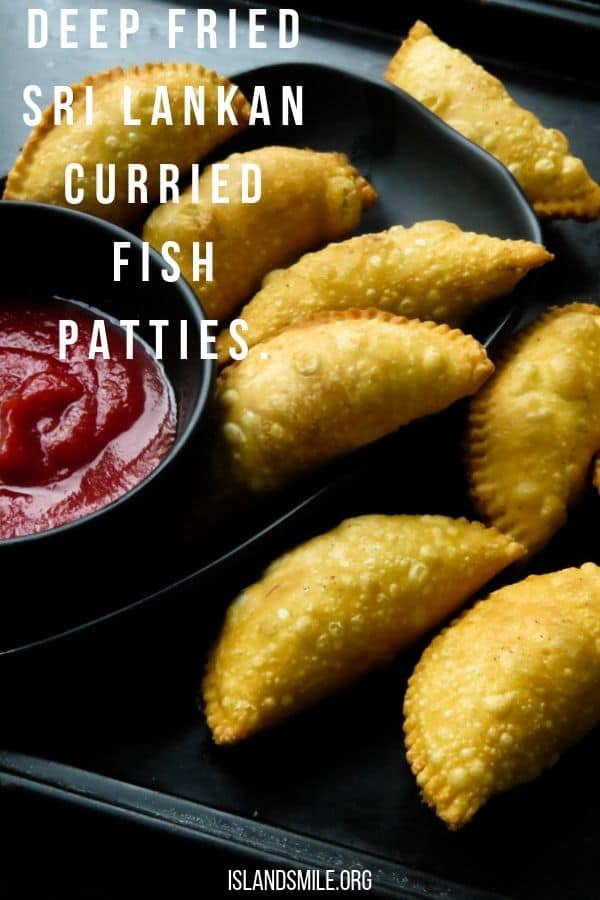 Deep fried-curried fish patties. A step-by-step guide on how to make these savory deep-fried fish patties(empanadas)at home. The savory half moon, handheld mini pies are the perfect appetizer for any time.  With a curried fish filling and crispy deep-fried dough, it's no wonder these  fish patties are popular among the young and old.