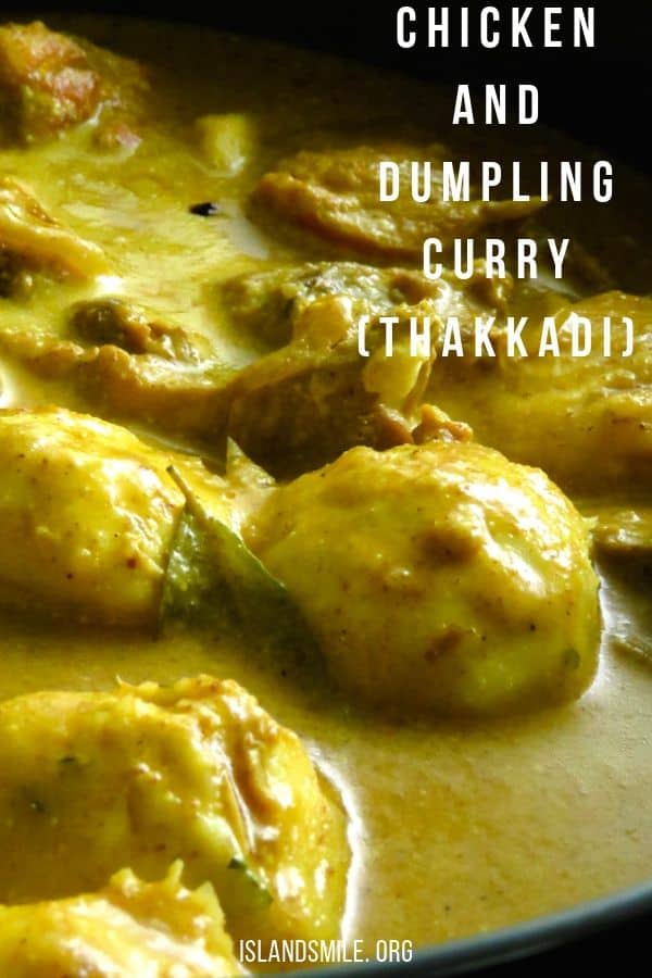 chicken and dumplings curry(thakkadi). A chicken and dumplings recipe for those of you who would love a curry version. For this chicken and dumplings recipe, I'm using a chicken curry recipe with Sri Lankan curry powders with a gravy made up of thick coconut milk. #chicken #dumplings #curry #thakkadi #sri Lankan